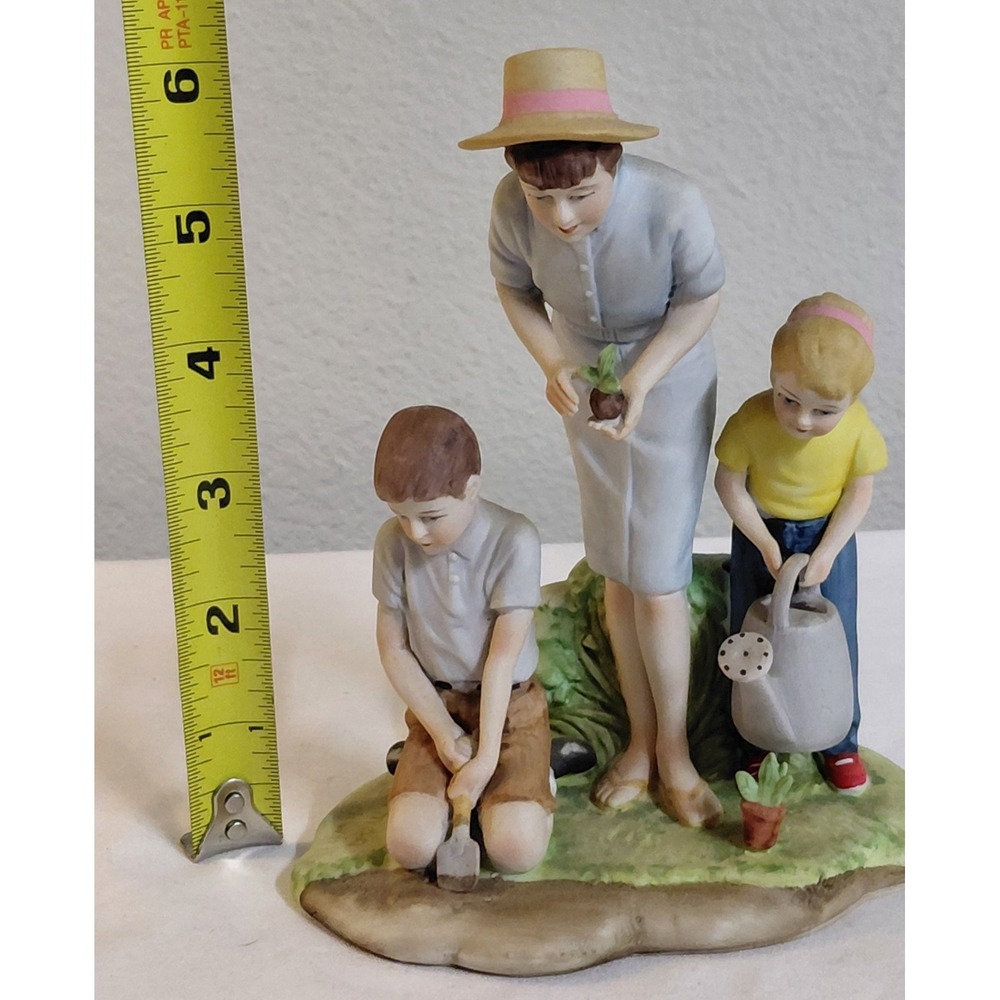 Norman Rockwell Planting The Garden Figurine Americana 1983 Arnart Limited... - Picture 9 of 9